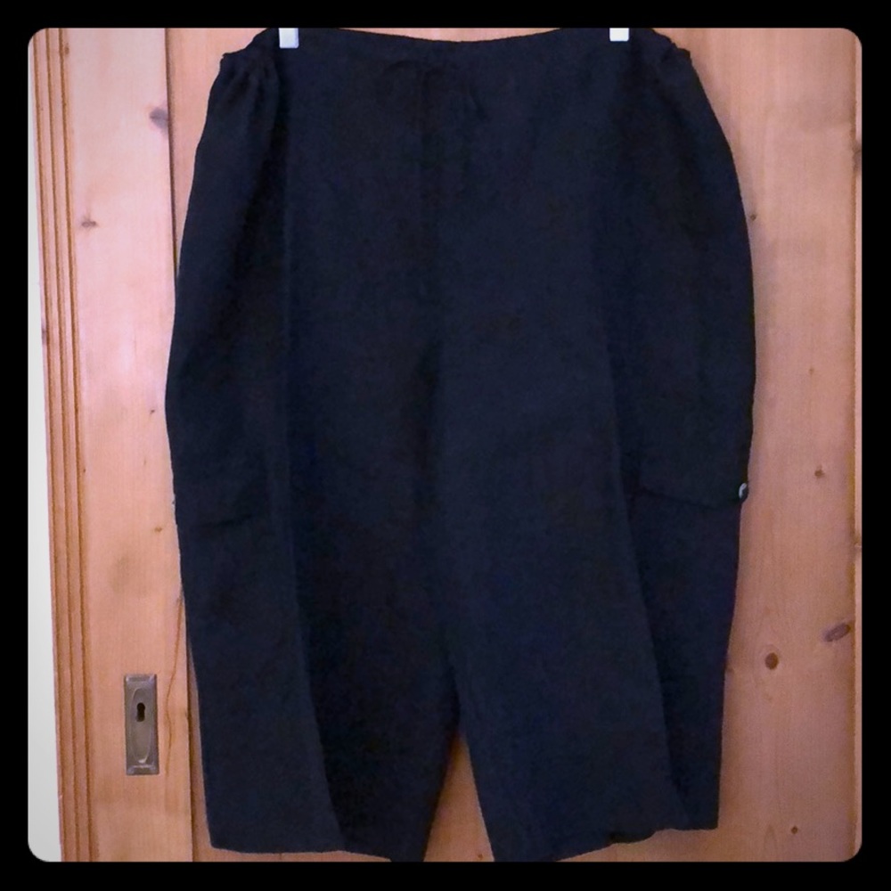 3 pairs of Bryn Walker drawstring linen capris